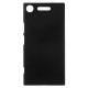 Rubberized PC Hard Case for Sony Xperia XZ1 G8341 / F8342 - Black - plastikāta aizmugures apvalks (bampers, vāciņš, slim case cover, bumper)