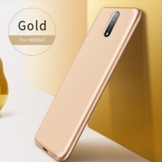 X-Level Guardian Series Frosted TPU Case priekš Nokia 8 - Zelts - matēts silikona apvalks (bampers, vāciņš, slim silicone cover shell, bumper)