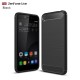 Carbon Fiber Brushed TPU Back Phone Case for Asus Zenfone Live ZB501KL - Black - triecienizturīgs silikona aizmugures apvalks (bampers, vāciņš, slim TPU silicone case shell cover, bumper)