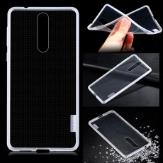 X-Level Antislip Back Case priekš Nokia 8 - Caurspīdīgs - silikona aizmugures apvalks (bampers, vāciņš, slim TPU silicone case cover, bumper)