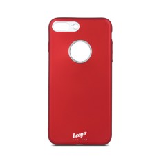 Beeyo Soft Case priekš Huawei P8 Lite - Sarkans - matēts silikona apvalks (bampers, vāciņš, slim TPU silicone cover shell, bumper)