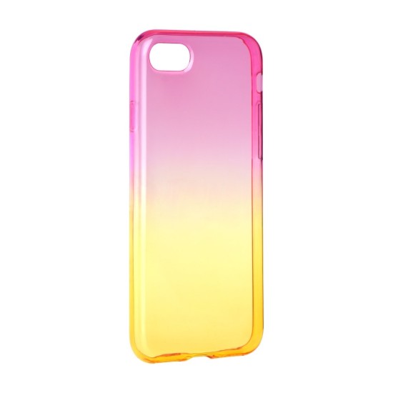 Forcell Ombre Case priekš Xiaomi Mi A1 - Rozā / Zelts - silikona aizmugures apvalks (bampers, vāciņš, ultra slim TPU silicone case cover, bumper)