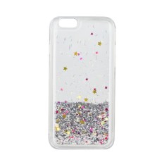 Sand Liquid TPU Glitter Back Case priekš Xiaomi Mi A1 - Sudrabains - silikona / plastikāta aizmugures apvalks (bampers, vāciņš, cover, bumper)