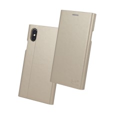 Beeyo Book Grande Book Case priekš Huawei P9 Lite mini - Zelts - sāniski atverams maciņš ar stendu (ādas maks, grāmatiņa, leather book wallet case cover stand)