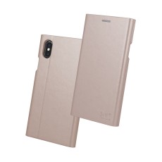 Beeyo Book Grande Book Case priekš Huawei P9 Lite mini - Rozā Zelts - sāniski atverams maciņš ar stendu (ādas maks, grāmatiņa, leather book wallet case cover stand)