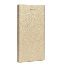Forcell Bravo Book Case priekš Huawei P9 Lite 2017 / P8 Lite 2017 / Honor 8 Lite - Zelts - sāniski atverams maciņš ar stendu (ādas maks, grāmatiņa, leather book wallet case cover stand)