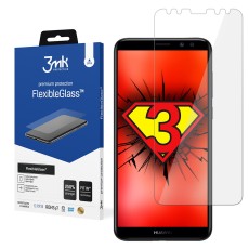 3MK FlexibleGlass Hybrid Tempered Glass / Film protector priekš Huawei Mate 10 Lite - hibrīds ekrāna aizsargstikls / aizsargplēve