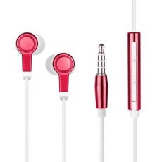 Universālas austiņas HF Stereo Mega Tune in box 3.5mm ar mikrofonu - Sarkani