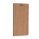 Forcell Wood Book Case priekš Sony Xperia L1 G3311 / G3312 - Brūns - sāniski atverams maciņš ar stendu (ādas maks, grāmatiņa, leather book wallet case cover stand)