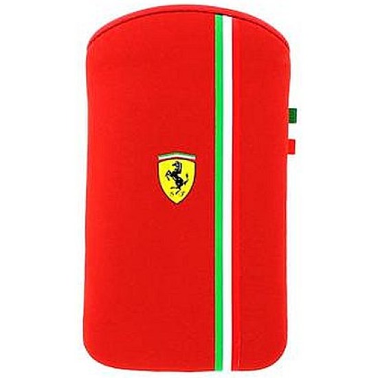 Ferrari Universāls (6x12cm) maks-kabata Scuderia V3 - Sarkans - universāls maks kabatiņa (pouch cover, maciņš kabata, universal case)