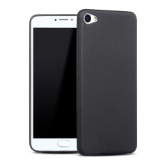 X-Level Guardian Series Frosted TPU Case priekš Huawei Y7 (2017) - Melns - matēts silikona apvalks (bampers, vāciņš, slim silicone cover shell, bumper)