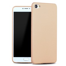 X-Level Guardian Series Frosted TPU Case priekš Huawei Y7 (2017) - Zelts - matēts silikona apvalks (bampers, vāciņš, slim silicone cover shell, bumper)