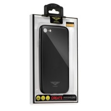 Kakusiga Sigale Series Back Case priekš Huawei Y7 (2017) - Melns - matēts silikona aizmugures apvalks (bampers, vāciņš, slim matt TPU silicone cover, bumper)