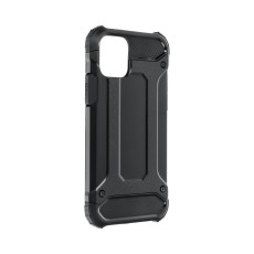 Forcell Armor Case priekš Huawei Y7 (2017) - Melns - triecienizturīgs silikona aizmugures apvalks (bampers, vāciņš, slim TPU silicone case shell cover, bumper)
