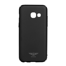Kakusiga Lange Series Hard Protective Case priekš Samsung Galaxy A3 (2017) A320 - Melns - plastikas aizmugures apvalks (bampers, vāciņš, PU back cover, bumper shell)