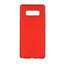 Kakusiga Lange Series Hard Protective Case priekš Samsung Galaxy Note 8 N950 - Sarkans - plastikas aizmugures apvalks (bampers, vāciņš, PU back cover, bumper shell)