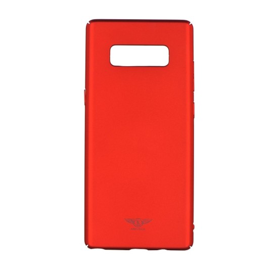 Kakusiga Lange Series Hard Protective Case priekš Samsung Galaxy Note 8 N950 - Sarkans - plastikas aizmugures apvalks (bampers, vāciņš, PU back cover, bumper shell)