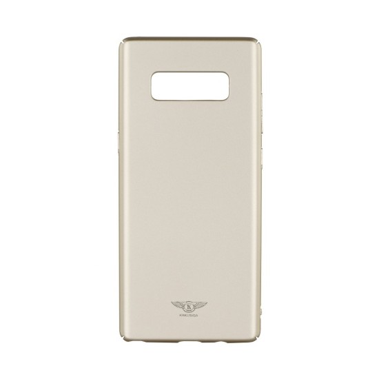 Kakusiga Lange Series Hard Protective Case priekš Samsung Galaxy Note 8 N950 - Zelts - plastikas aizmugures apvalks (bampers, vāciņš, PU back cover, bumper shell)