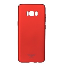 Kakusiga Lange Series Hard Protective Case priekš Samsung Galaxy S8 Plus G955 - Sarkans - plastikas aizmugures apvalks (bampers, vāciņš, PU back cover, bumper shell)