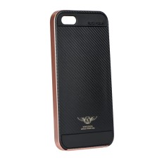 Kakusiga Silk DH Series Hybrid PC TPU Cover priekš Samsung Galaxy J5 (2016) J510 - Rozā Zelts - silikona ar plastikas rāmi aizmugures apvalks (bampers, vāciņš, TPU silicone cover, bumper shell)