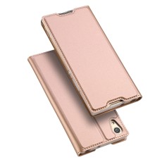 Dux Ducis Skin Pro series priekš Sony Xperia XA2 H4113 - Rozā Zelts - sāniski atverams maciņš ar magnētu un stendu (ādas maks, grāmatiņa, leather book wallet case cover stand)