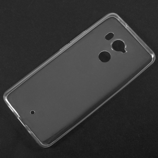 Ultra-thin Clear Soft TPU Mobile Cover for HTC U11 Plus - Transparent - silikona aizmugures apvalks (bampers, vāciņš, slim TPU silicone case cover, bumper)