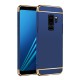 MOFI 3-In-1 Plastic Back Case for Samsung Galaxy S9 Plus G965 - Blue - plastikas aizmugures apvalks (bampers, vāciņš, PU back cover, bumper shell)