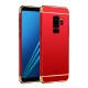 MOFI 3-In-1 Plastic Back Case for Samsung Galaxy S9 Plus G965 - Red - plastikas aizmugures apvalks (bampers, vāciņš, PU back cover, bumper shell)