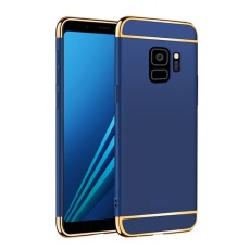 MOFI 3-In-1 Plastic Back Case for Samsung Galaxy S9 G960 - Blue - plastikas aizmugures apvalks (bampers, vāciņš, PU back cover, bumper shell)