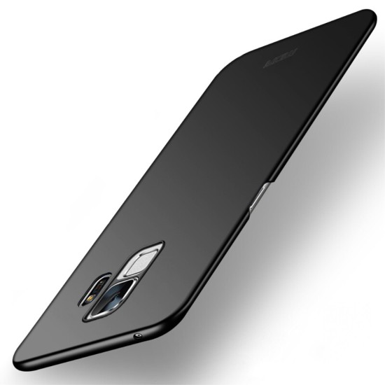 MOFI Shield Slim Plastic Phone Casing for Samsung Galaxy S9 G960 - Black - matēts plastikas aizmugures apvalks (bampers, vāciņš, slim silicone cover shell, bumper)