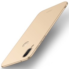 MOFI Shield Slim Plastic Phone Casing for Huawei P20 Lite - Gold - matēts plastikas aizmugures apvalks (bampers, vāciņš, slim silicone cover shell, bumper)
