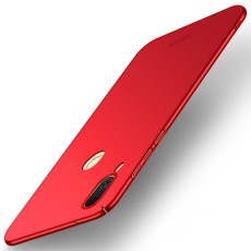 MOFI Shield Slim Plastic Phone Casing priekš Huawei P20 Lite - Sarkans - matēts plastikas aizmugures apvalks (bampers, vāciņš, slim silicone cover shell, bumper)