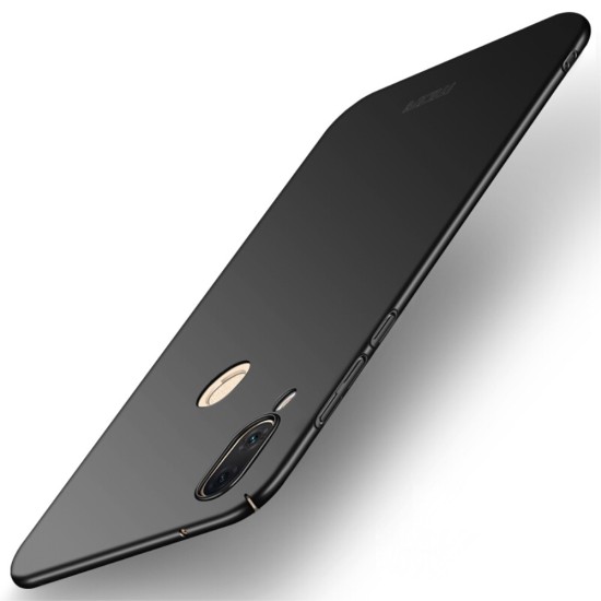 MOFI Shield Slim Plastic Phone Casing for Huawei P20 Lite - Black - matēts plastikas aizmugures apvalks (bampers, vāciņš, slim silicone cover shell, bumper)
