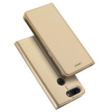 Dux Ducis Skin Pro series priekš OnePlus 5T - Zelts - sāniski atverams maciņš ar magnētu un stendu (ādas maks, grāmatiņa, leather book wallet case cover stand)