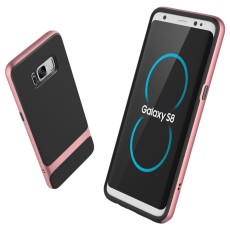 ROCK Royce Series PC TPU Hybrid Case for Samsung Galaxy S8 Plus G955 - Rose Gold - plastikāta apvalks (bampers, vāciņš, slim TPU case cover, bumper)