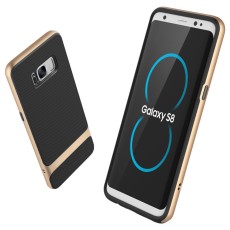 ROCK Royce Series PC TPU Hybrid Case for Samsung Galaxy S8 Plus G955 - Gold - plastikāta apvalks (bampers, vāciņš, slim TPU case cover, bumper)