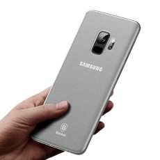 BASEUS Ultra Thin Matte PP Phone Case for Samsung Galaxy S9 G960 - Transparent - silikona aizmugures apvalks (bampers, vāciņš, slim TPU silicone case cover, bumper)