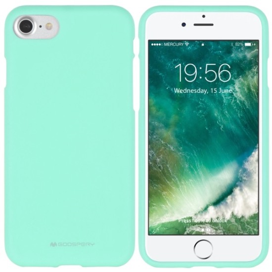 Mercury Soft Jelly Case priekš Apple iPhone 6 Plus / 6S Plus - Tirkīzs - matēts silikona apvalks (bampers, vāciņš, slim TPU silicone cover shell, bumper)