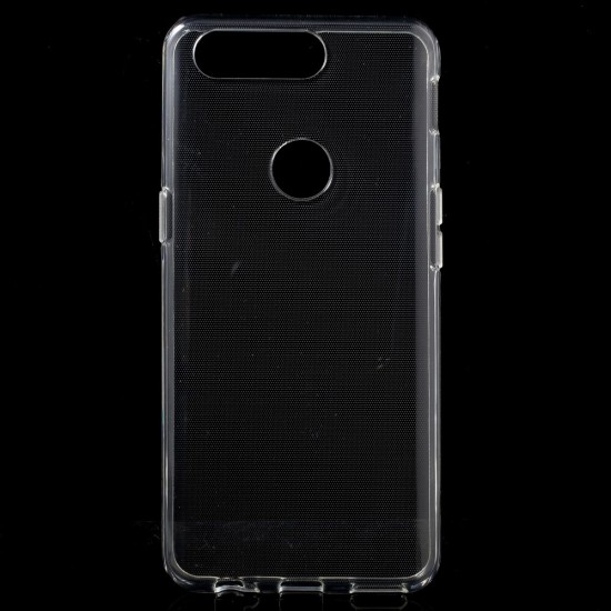 Transparent TPU Back Phone Case with Non-slip Inner for OnePlus 5T - plāns silikona apvalks (bampers, vāciņš, ultra slim TPU silicone case cover, bumper)