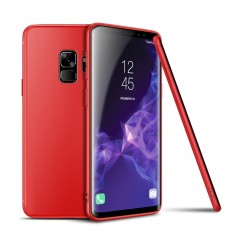 CAFELE Frosted Silicone Shell Cover Case priekš Samsung Galaxy S9 G960 - Sarkans - matēts silikona aizmugures apvalks (bampers, vāciņš, ultra slim TPU silicone case cover, bumper)