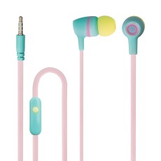 Forever Juicy JSE-200 stereo earphones - Pastel - Universālas 3.5mm austiņas ar mikrofonu