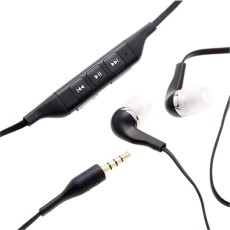 Nokia WH-701 Stereo 3.5mm austiņas ar mikrofonu Melnas