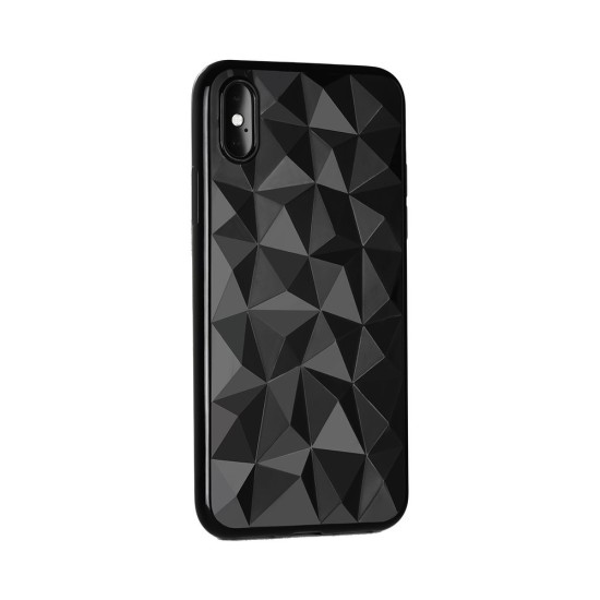 Forcell Prism Back Case priekš Huawei Mate 10 Lite - Melns - silikona aizmugures apvalks (bampers, vāciņš, ultra slim TPU silicone case cover, bumper)