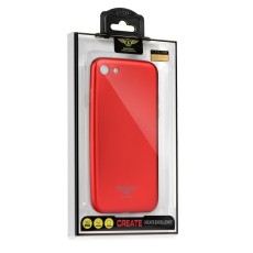 Kakusiga Sigale Series Back Case priekš Apple iPhone 7 / 8 / SE2 (2020) / SE3 (2022) - Sarkans - matēts silikona aizmugures apvalks / bampers-vāciņš