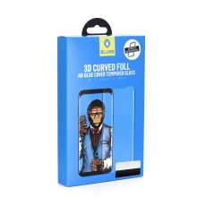 Mr. Monkey 5D Full AB Glue (with frame) Tempered Glass protector priekš Samsung Galaxy S8 Plus G955 - Melns - Ekrāna Aizsargstikls / Bruņota Stikla Aizsargplēve (Full screen size curved)