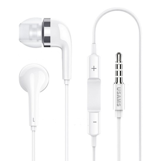 Usams EP-23 In-Ear Electroplating Earphone HSEP2301 jack 3.5mm ar mikrofonu - Balti