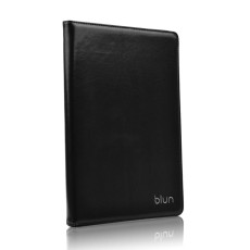Blun Universal Book Case Stand Cover priekš 8 inch Tablet PC - Melns - Universāls sāniski atverams maks planšetdatoriem ar stendu (ādas grāmatiņa, leather book wallet case cover stand)