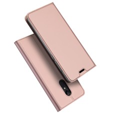 Dux Ducis Skin Pro series priekš Xiaomi Redmi 5 - Rozā Zelts - sāniski atverams maciņš ar magnētu un stendu (ādas maks, grāmatiņa, leather book wallet case cover stand)