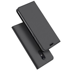 Dux Ducis Skin Pro series priekš Xiaomi Redmi 5 - Tumši Pelēks - sāniski atverams maciņš ar magnētu un stendu (ādas maks, grāmatiņa, leather book wallet case cover stand)