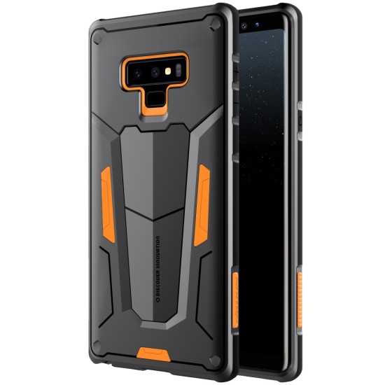 NILLKIN Defender II Series PC and TPU Combo Case priekš Samsung Galaxy Note 9 N960 - Oranžā - silikona / plastikāta apvalks (bampers, vāciņš, lim TPU case cover, bumper)